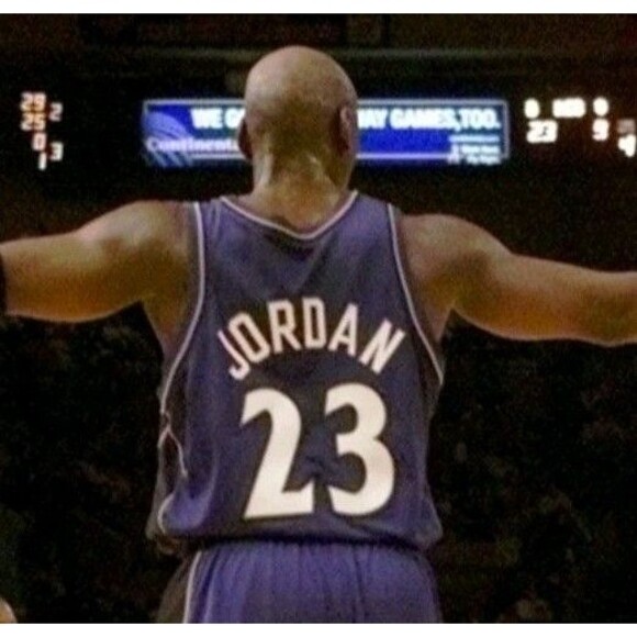 Michael Jordan (Mitch/Ness)-(Wizards)-(Jersey)-(Blue)-(Good Cond.)-(XL)-$100.00 - Picture 8 of 12